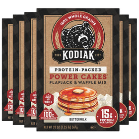 Kodiak Cakes Power Cakes pack of 6 box for quick high-protein breakfasts.