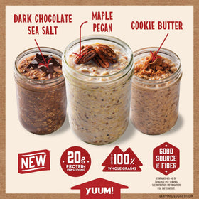 Kodiak Cakes Maple Pecan Overnight Oats pouch—sweet aroma with textured oats