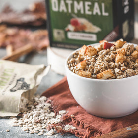 Kodiak Cakes protein-packed oatmeal portion providing steady energy.