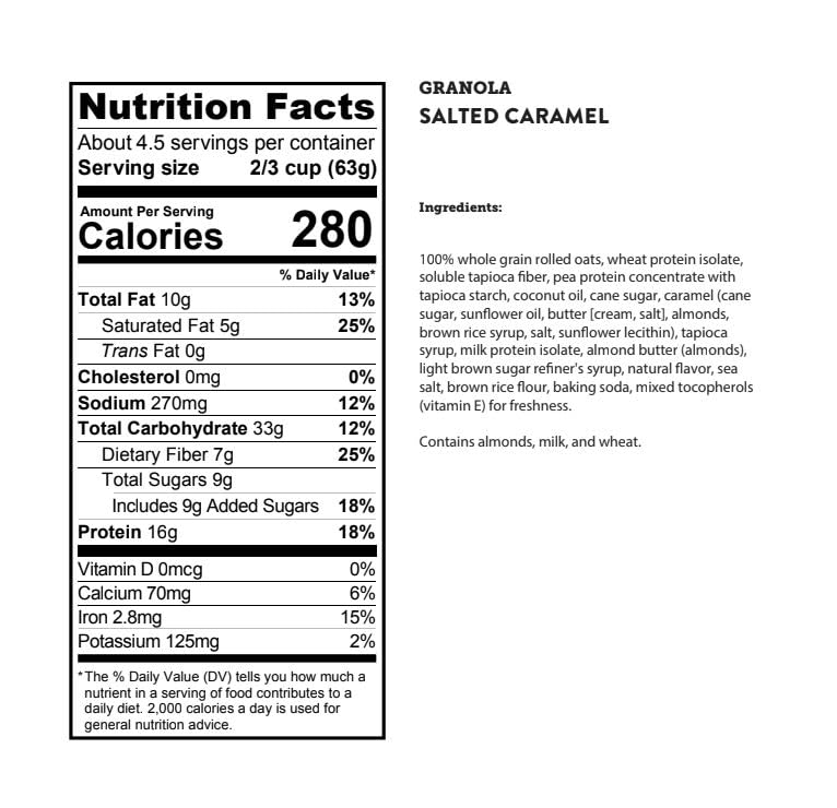 On-the-go Kodiak Cakes Salted Caramel Granola snack for busy days.