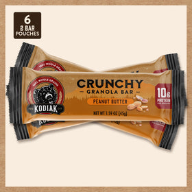 Granola bars in a gym bag for a quick post-workout protein boost.