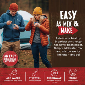 Kodiak Cakes Unleashed On the Go maple drizzle enhances flavor in seconds.