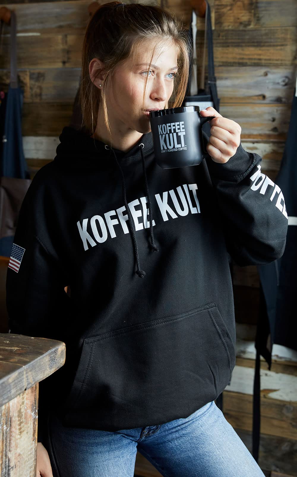 Koffee Kult 32oz resealable pack keeps freshness between uses.