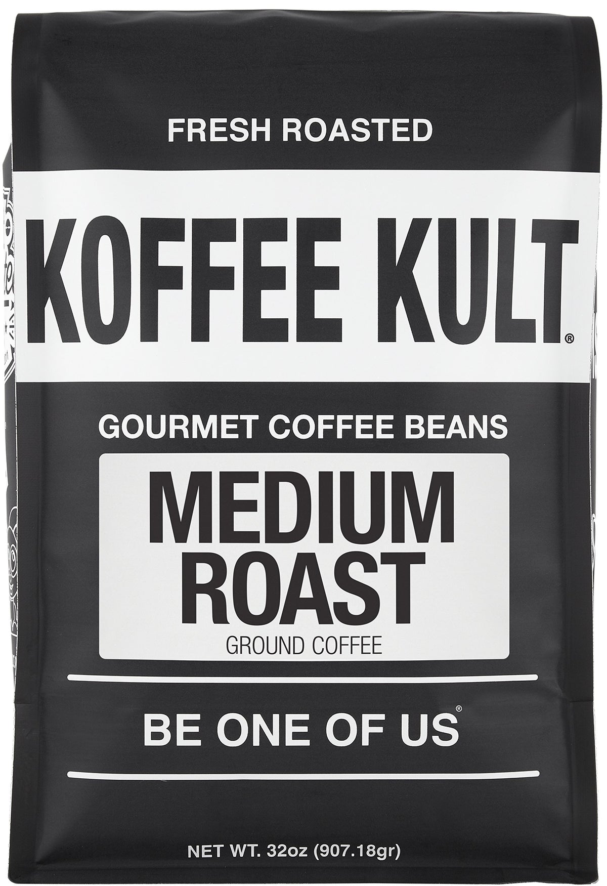 Koffee Kult ground coffee bag—freshness and balanced flavor for any method