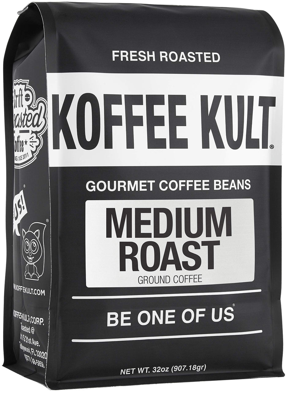 Koffee Kult medium roast coffee beans—aromatic and ready for versatile brewing