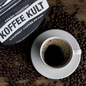Koffee Kult Road Dog dark roast roaster in Hollywood, Florida
