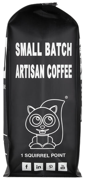 Koffee Kult roaster facility emphasizing eco-friendly roasting.