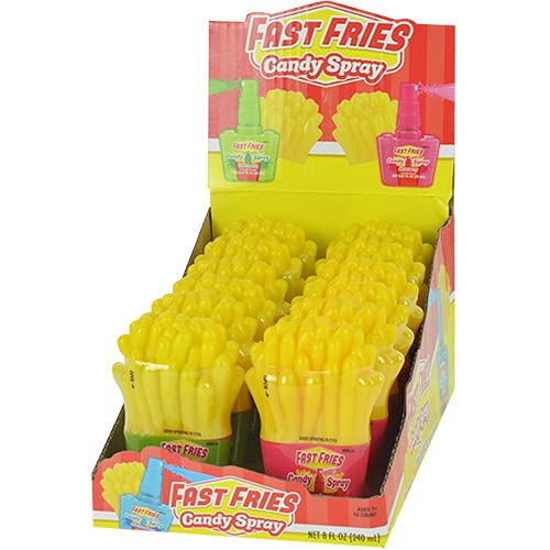 Koko's Confectionery & Novelty Kokos Fast Fries spray packaging box offers a playful giftable candy experience.