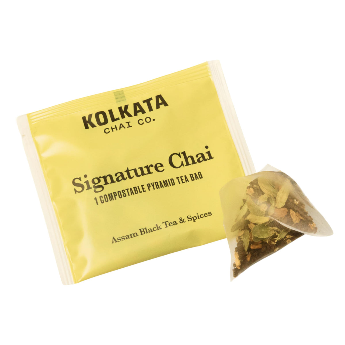 Kolkata Chai Co organic Assam blend with spices delivers rich aroma and smooth energy
