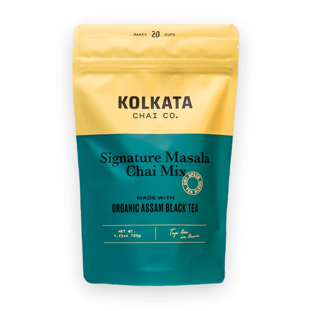 Kolkata Chai Co signature masala chai mix bag ready for authentic home brew