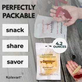 KOLSVART Malmö crafted candy, Swedish charm in a pike shape