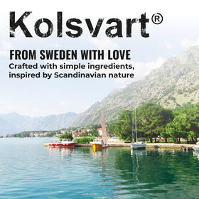 Kolsvart pack display showing five-piece assortment for gifting