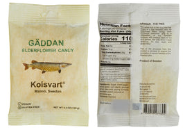Kolsvart Blackcurrant+Raspberry gummies in the pack highlight bold berry flavor and vegan appeal.
