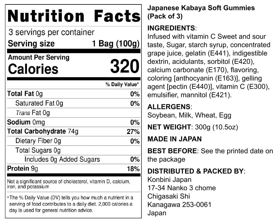 Konbini Japan grape alpha gummy detail highlighting milder sweetness.
