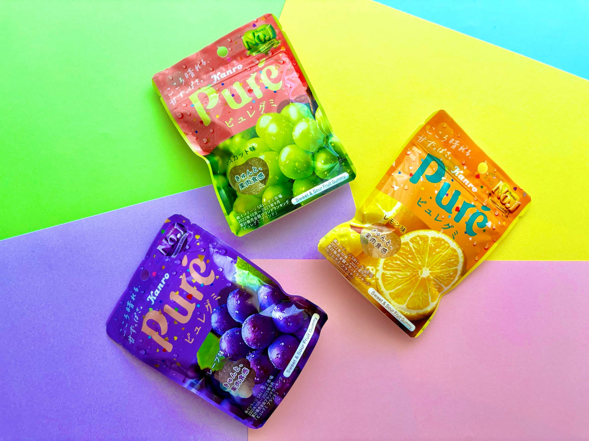 KONBINI JAPAN lemon gummies provide tangy brightness for a refreshing bite