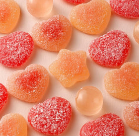 KONBINI JAPAN muscat gummies with vibrant juice-forward taste
