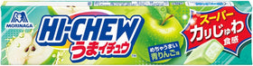 Close-up of Hi Chew chewy texture showing soft, pliable candy