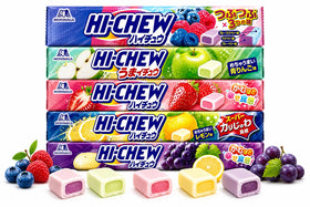 Konbini Japan Hi Chew grape tube showing vibrant grape candy for quick snacking