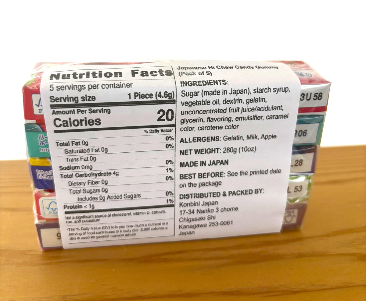 Long-lasting Hi Chew flavors linger after each bite for enjoyment