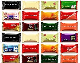 Konbini Japan KitKat 24-pack assortment for sharing and tasting eight flavors