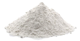 Close-up of konjac powder texture, a gluten-free thickener for keto baking.