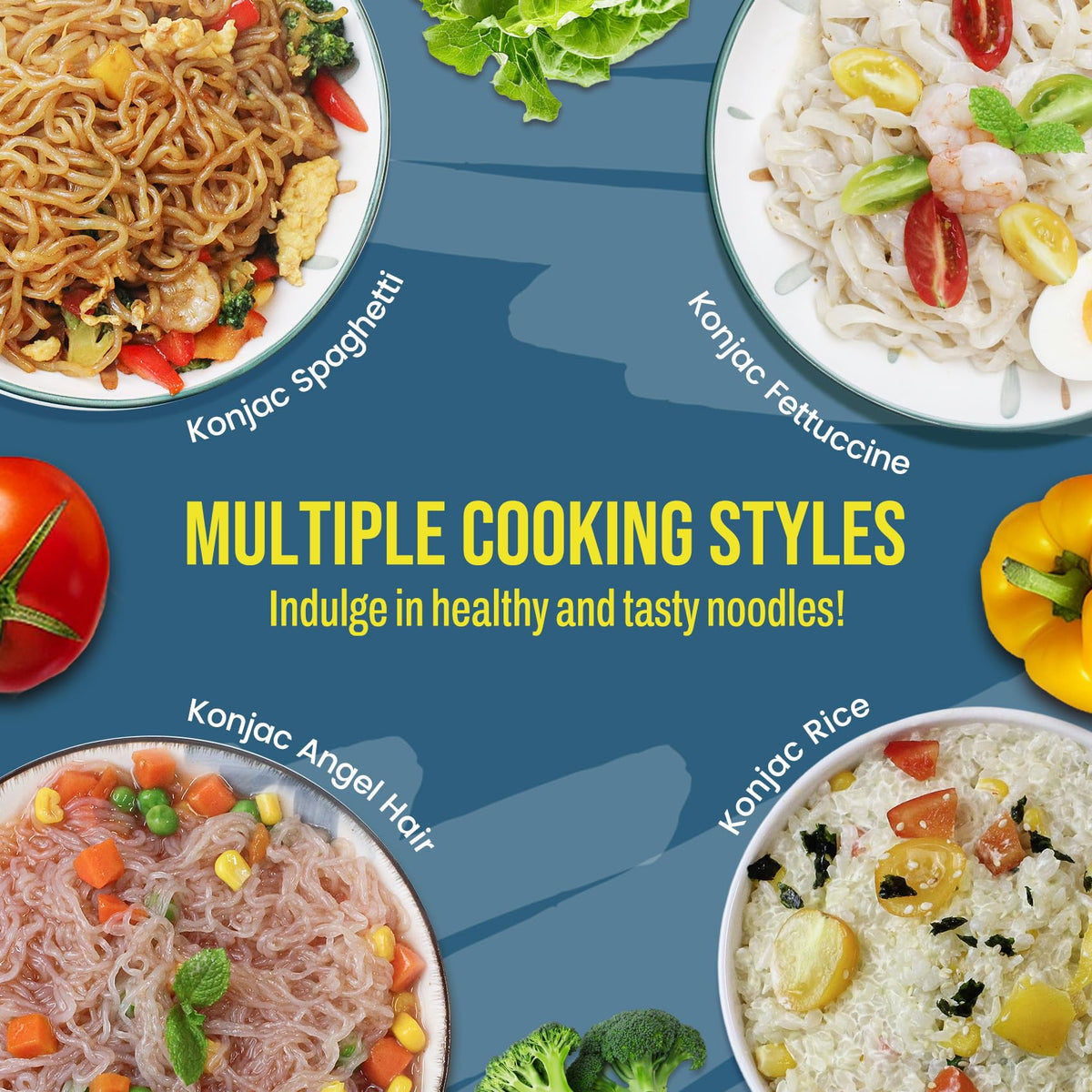 KONJOY Konjac Noodles ready to heat—instant lunches in minutes