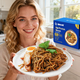 KONJOY five-pack display showing multiple flavors