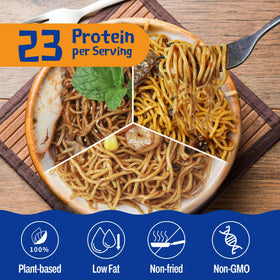 KONJOY steaming bowl of ramen showing a protein-rich meal