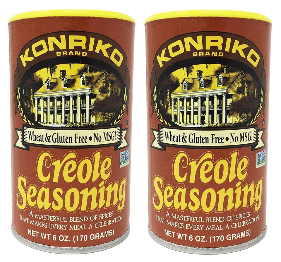 Konriko Creole Seasoning bottle front view for versatile barbecue flavor ideas