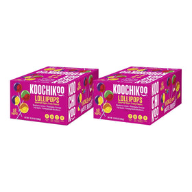 KOOCHIKOO sugar-free lollipops variety box with 50 pieces for sugar-free snacking