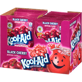 Kool-Aid Black Cherry caffeine-free mix with vitamin C