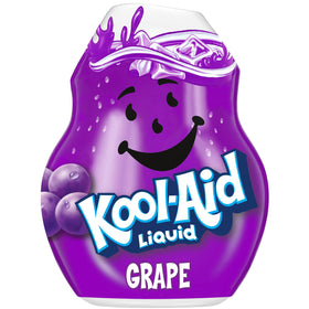 Kool-Aid Liquid Drink Mix tropical punch bottle for on-the-go hydration.