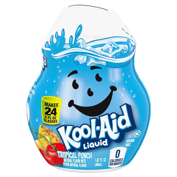 Kool-Aid Orange packet highlighting bright citrus flavor for lunchbox drinks.