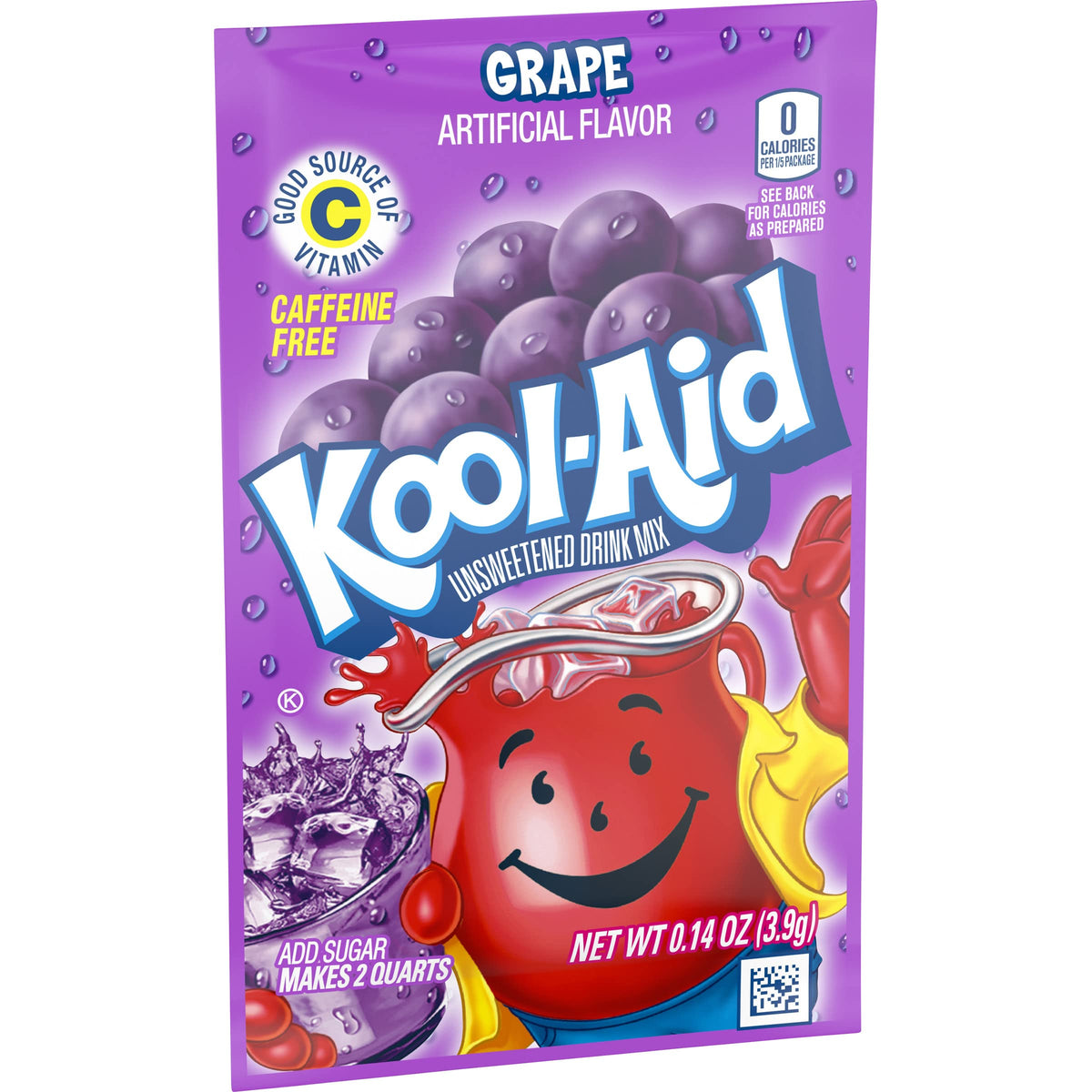 Kool-Aid powder being dispensed into a cup