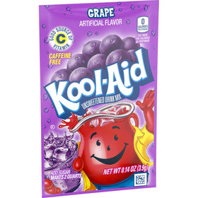 Kool-Aid powder being dispensed into a cup