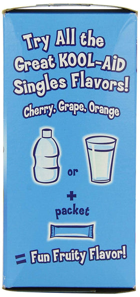 Pour Kool-Aid Tropical Punch into water for a refreshing drink.