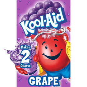 Kool-Aid Unsweetened Grape powder packet ready for quick family refreshment