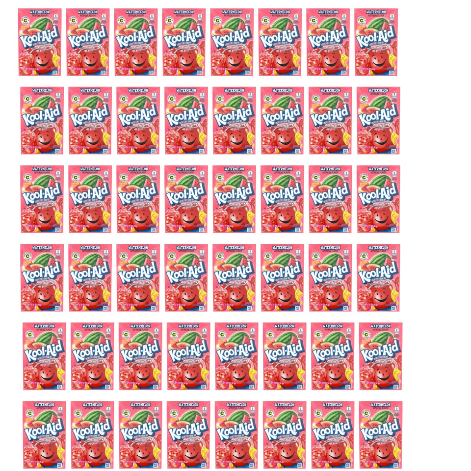 Kool-Aid Watermelon packet 0.15 oz for quick, on-the-go hydration.