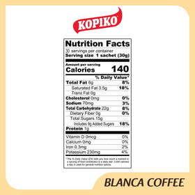 Kopiko Blanca packaging display ideal for gifting and sharing.