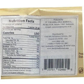 Kopiko Blanca sachet opened showing creamy coffee mix for fast prep
