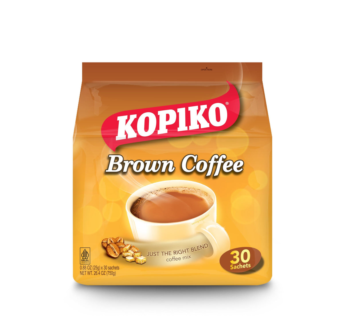 Kopiko Brown Coffee Sachets for quick, on-the-go caffeine