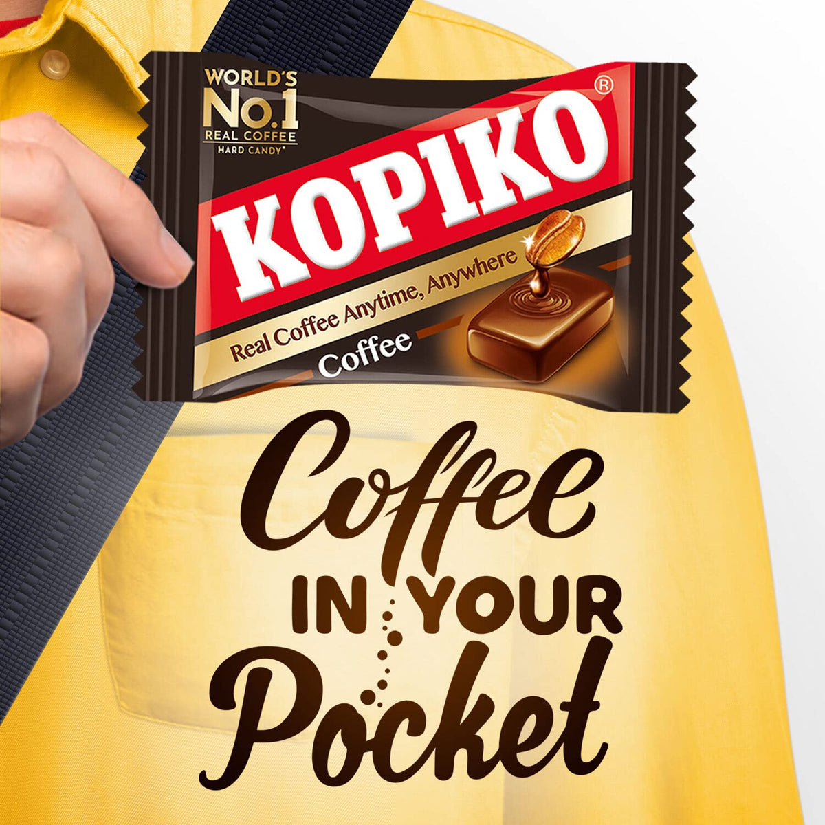 Kopiko Coffee Candy enjoyed by astronauts in zero gravity.