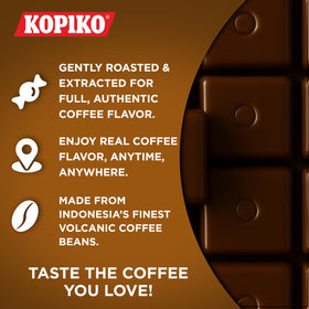 Kopiko coffee candy on-the-go packaging invites a convenient bite anytime