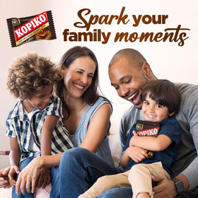Kopiko Candy with real coffee extract enhances taste and aroma.