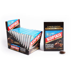 Kopiko Focus packaging with coffee candy on-the-go energy.