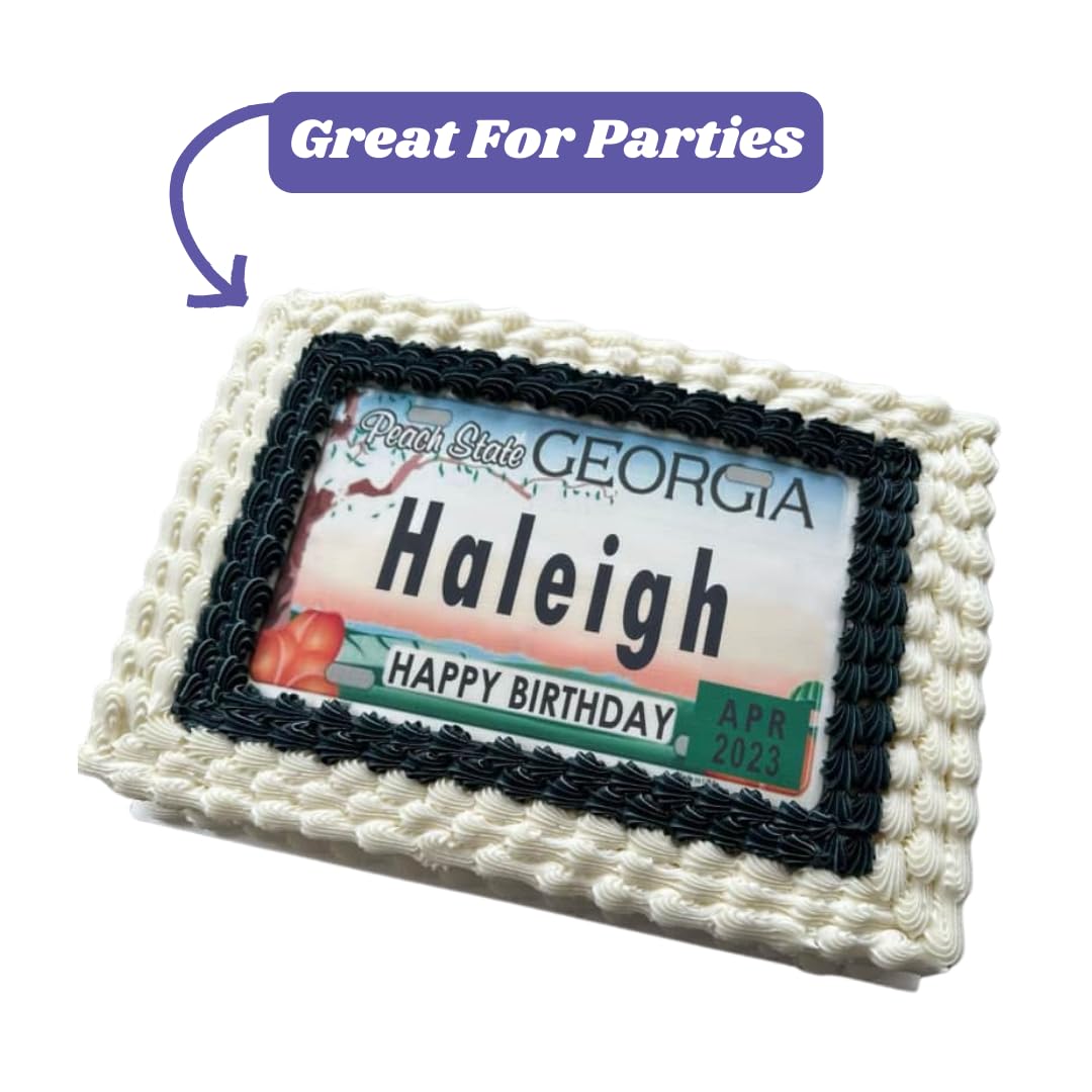 Kopykake frosting sheets in an 8x10.5 inch size ideal for standard designs.