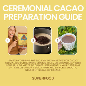 KORACAO daily ritual cacao cup ready to elevate mindful moments.