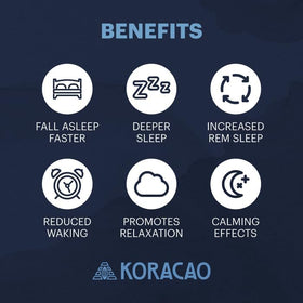 Pouring KORACAO Sleep Elixir cacao into hot water for a soothing drink.