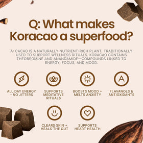 KORACAO steaming cacao mug for a comforting morning ritual