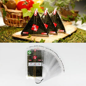 KOREAC assorted ingredients for healthy triangular kimbap ideas.